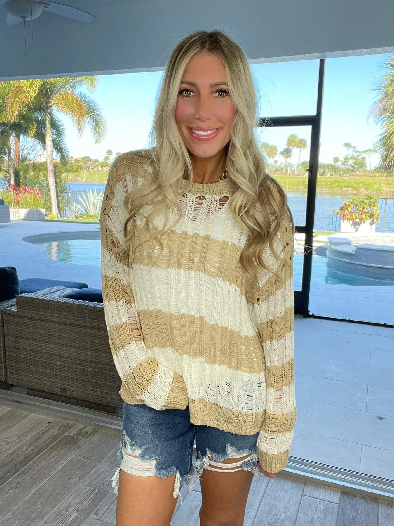 Driftwood Lightweight Knit Sweater