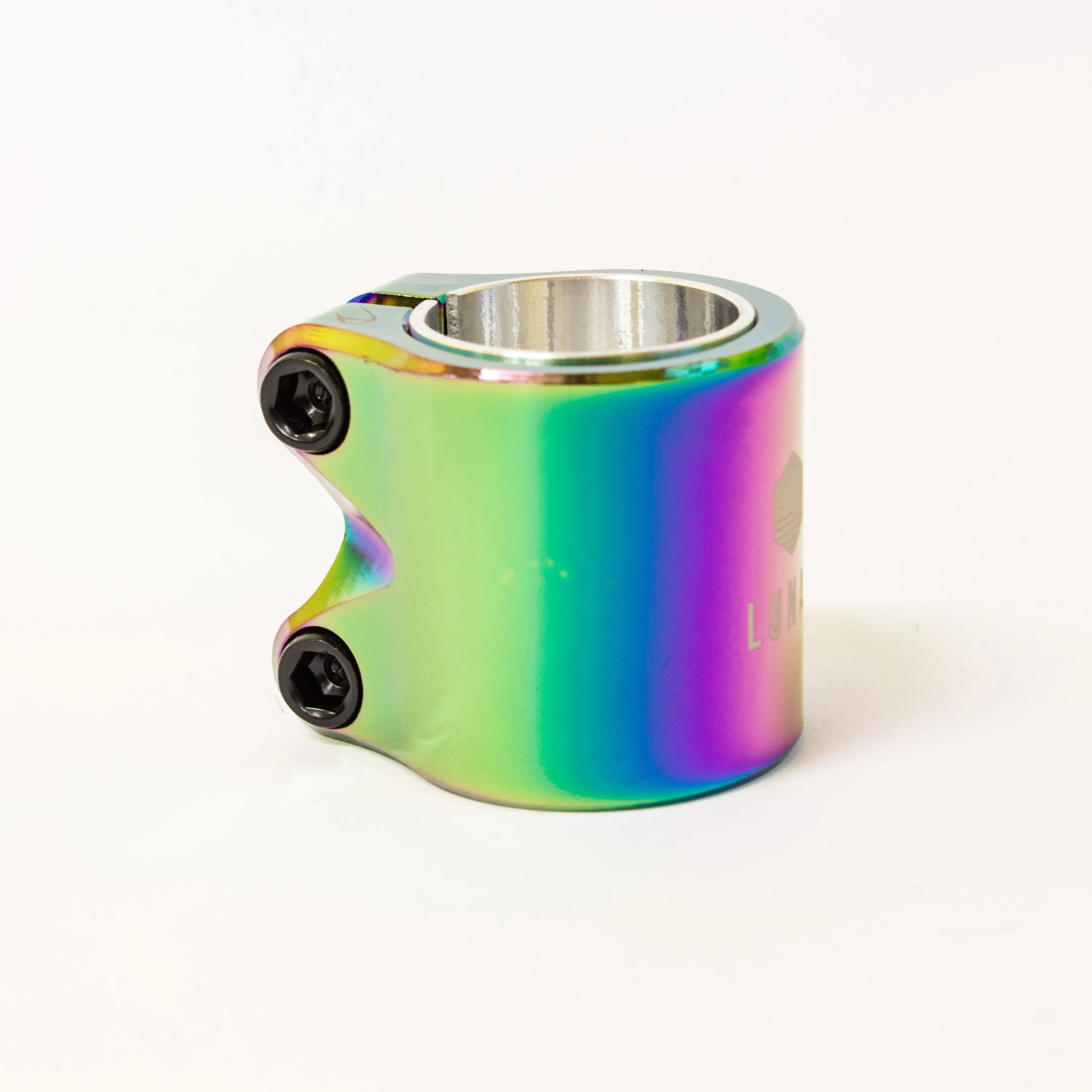 Drone Scooters Lunar Stunt Scooter Double Clamp, Oil Slick