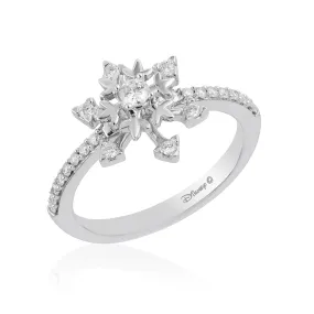 Elsa Snowflake Ring with 1/4 cttw Diamonds