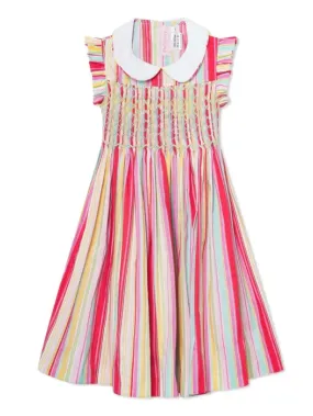 EMILY LACEY~ Smocked spring striped dress