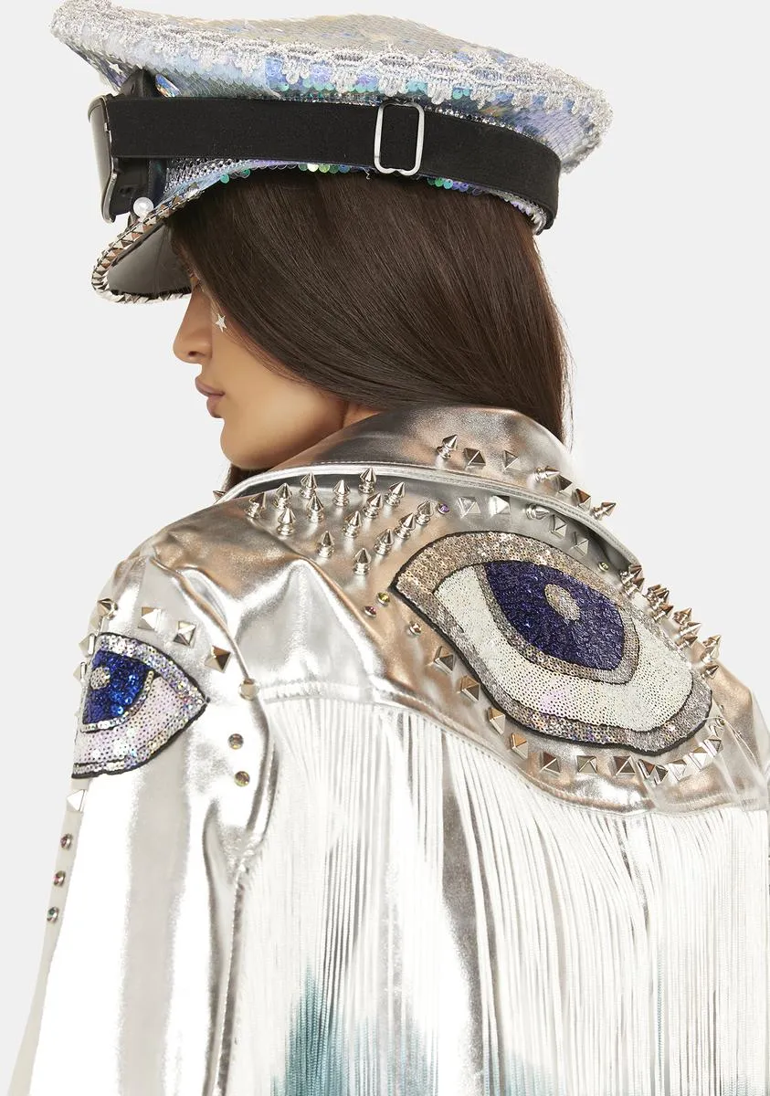 Euphoric Visions Fringe Moto Jacket