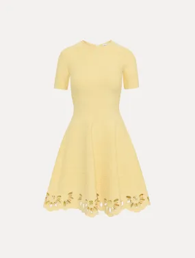 Eyelet Jacquard Dress