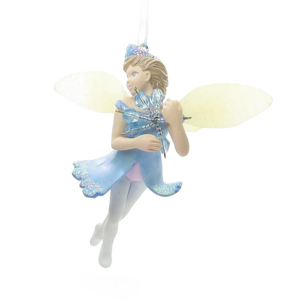 Faerie Candessa Vintage 2001 Hallmark Frostlight Faeries Collection Fiber-Optic Christmas Ornament