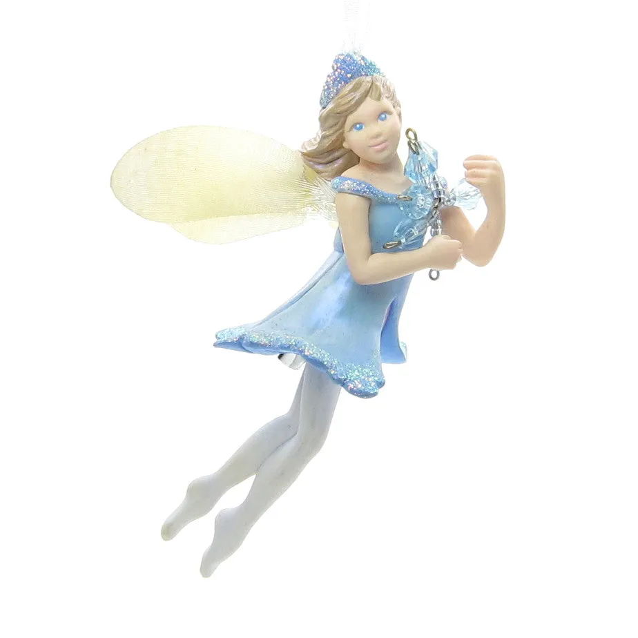 Faerie Candessa Vintage 2001 Hallmark Frostlight Faeries Collection Fiber-Optic Christmas Ornament