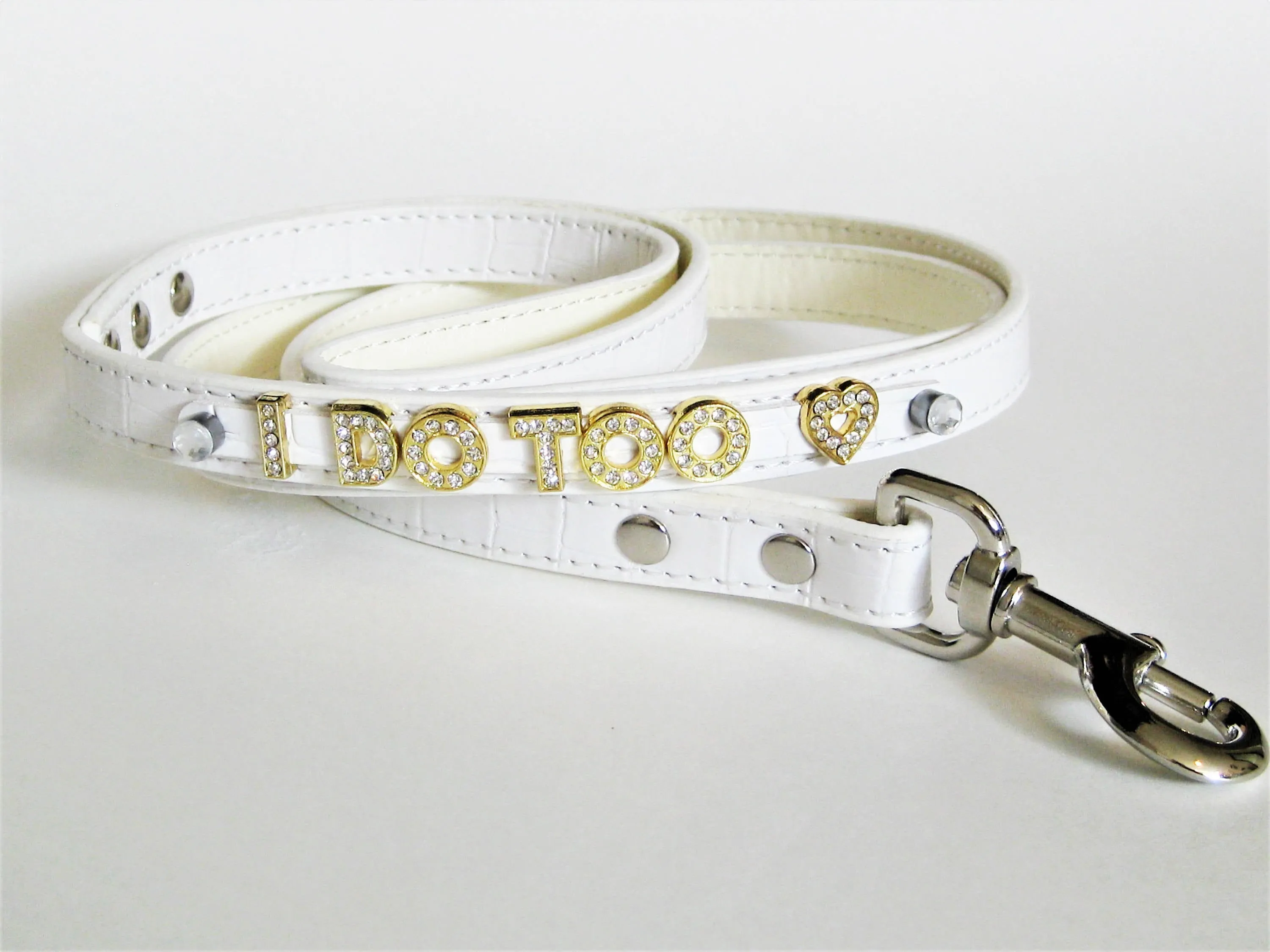 Flower Dog Collar | White Spring Garden