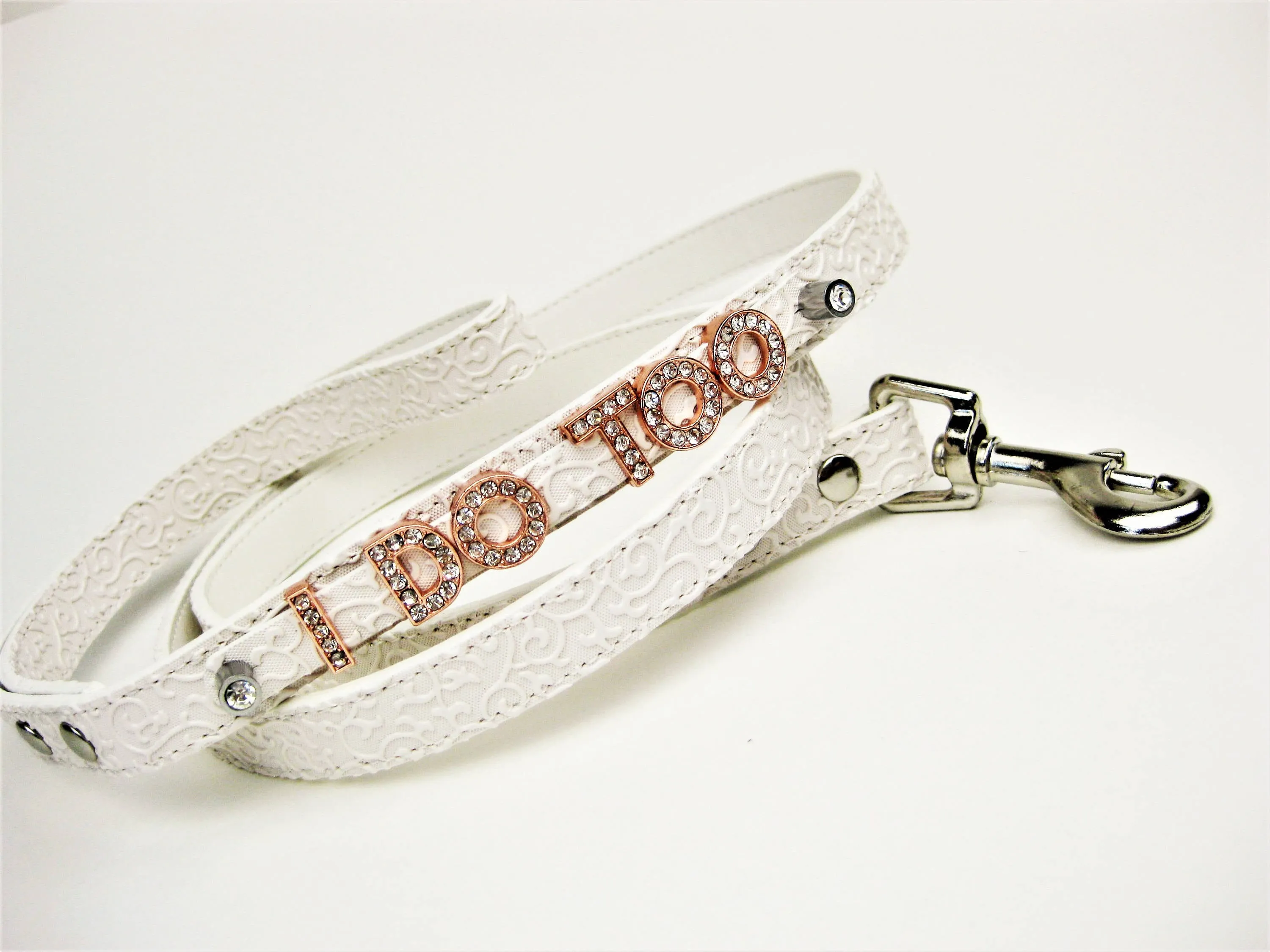 Flower Dog Collar | White Spring Garden