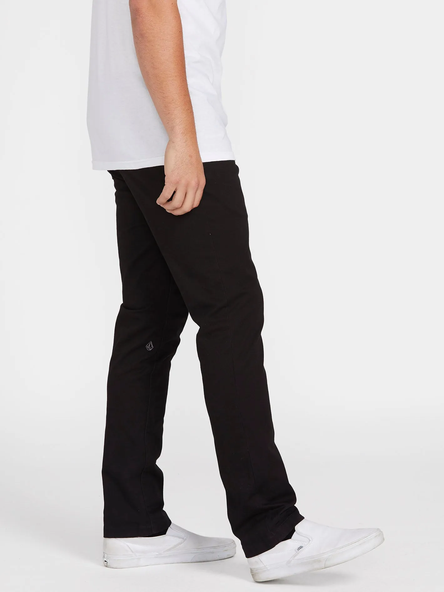 Frickin Slim Chino Trousers - BLACK