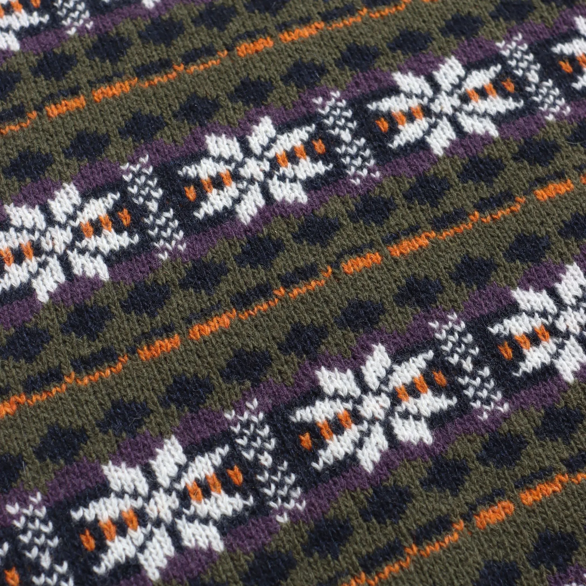 Gebreide wollen trui | Far Afield fair isle knit snowflake