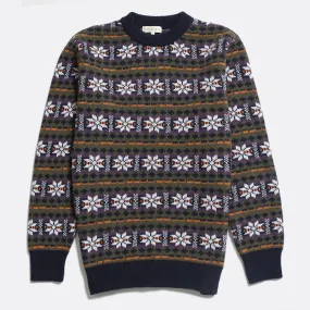 Gebreide wollen trui | Far Afield fair isle knit snowflake