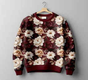 Gifts Galore Pretty Peonies - Kids Crew Neck Sweatshirt