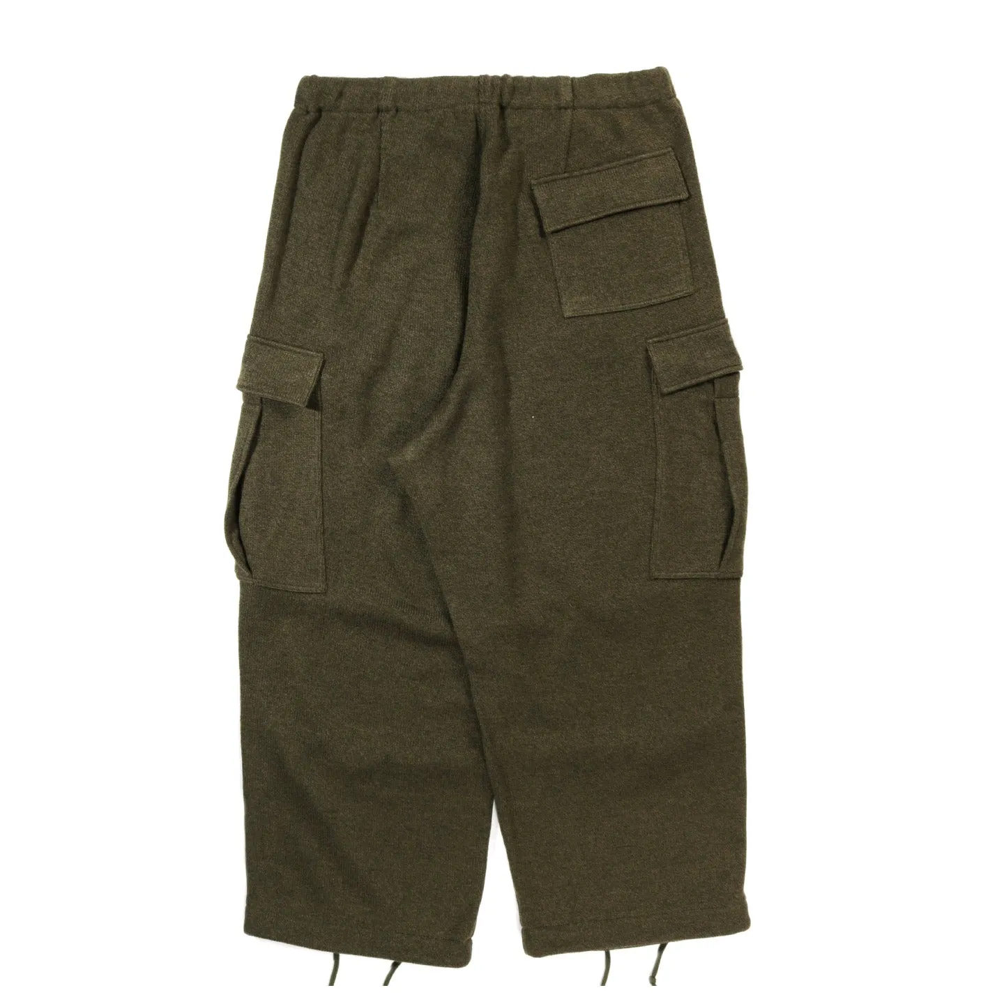 GIM CONTEXT KNITTED ARMY PANTS OLIVE