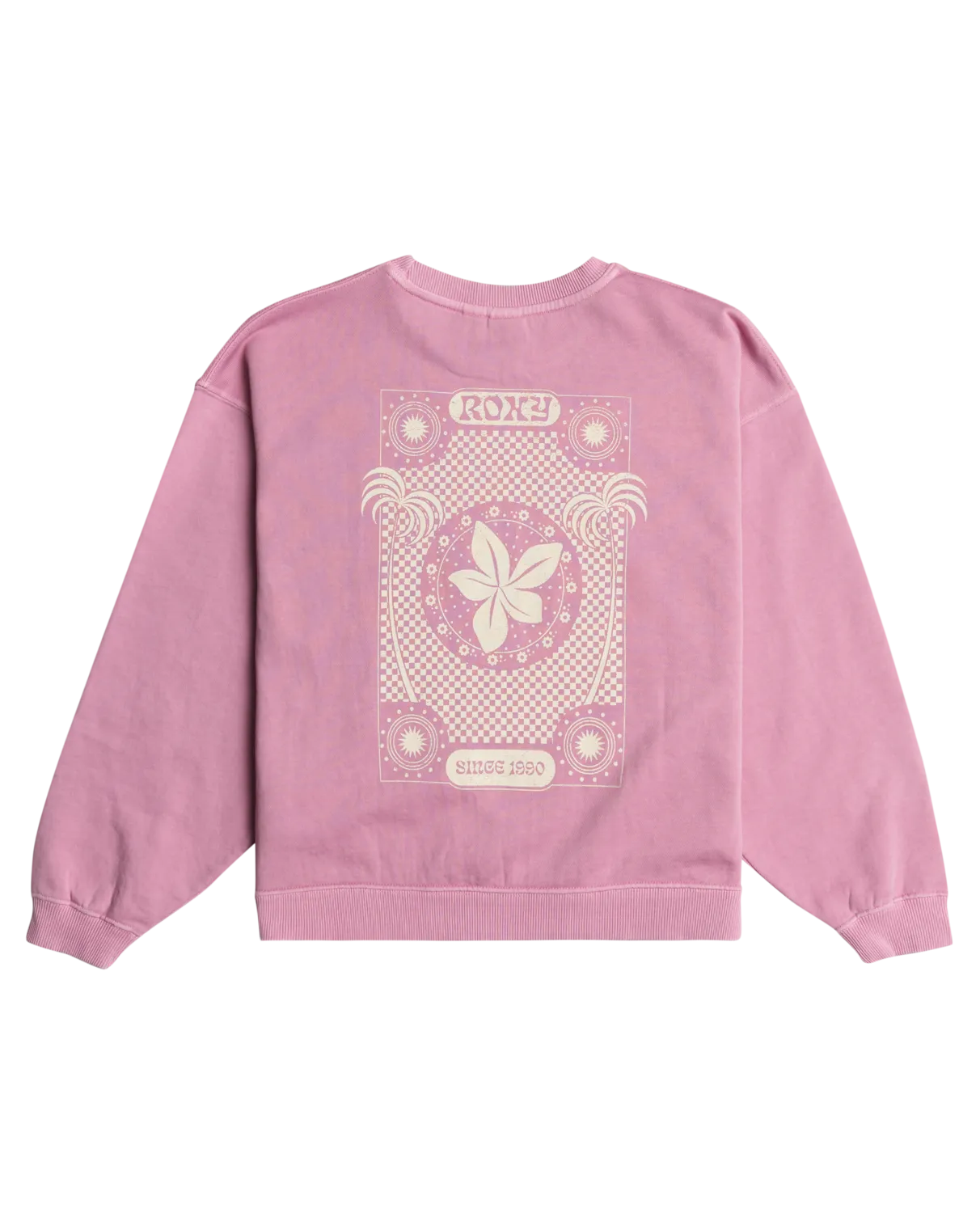 Girls Line up Sweatshirt in Mauve Orchid