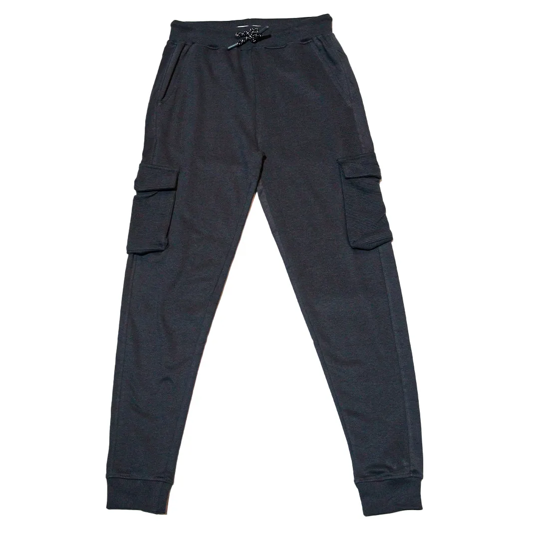 Grey Cargo Active Pants Dark