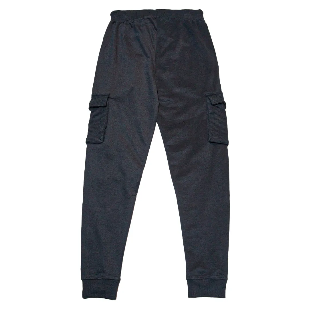 Grey Cargo Active Pants Dark