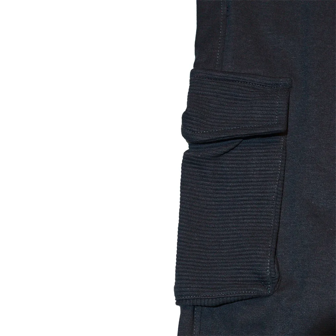 Grey Cargo Active Pants Dark