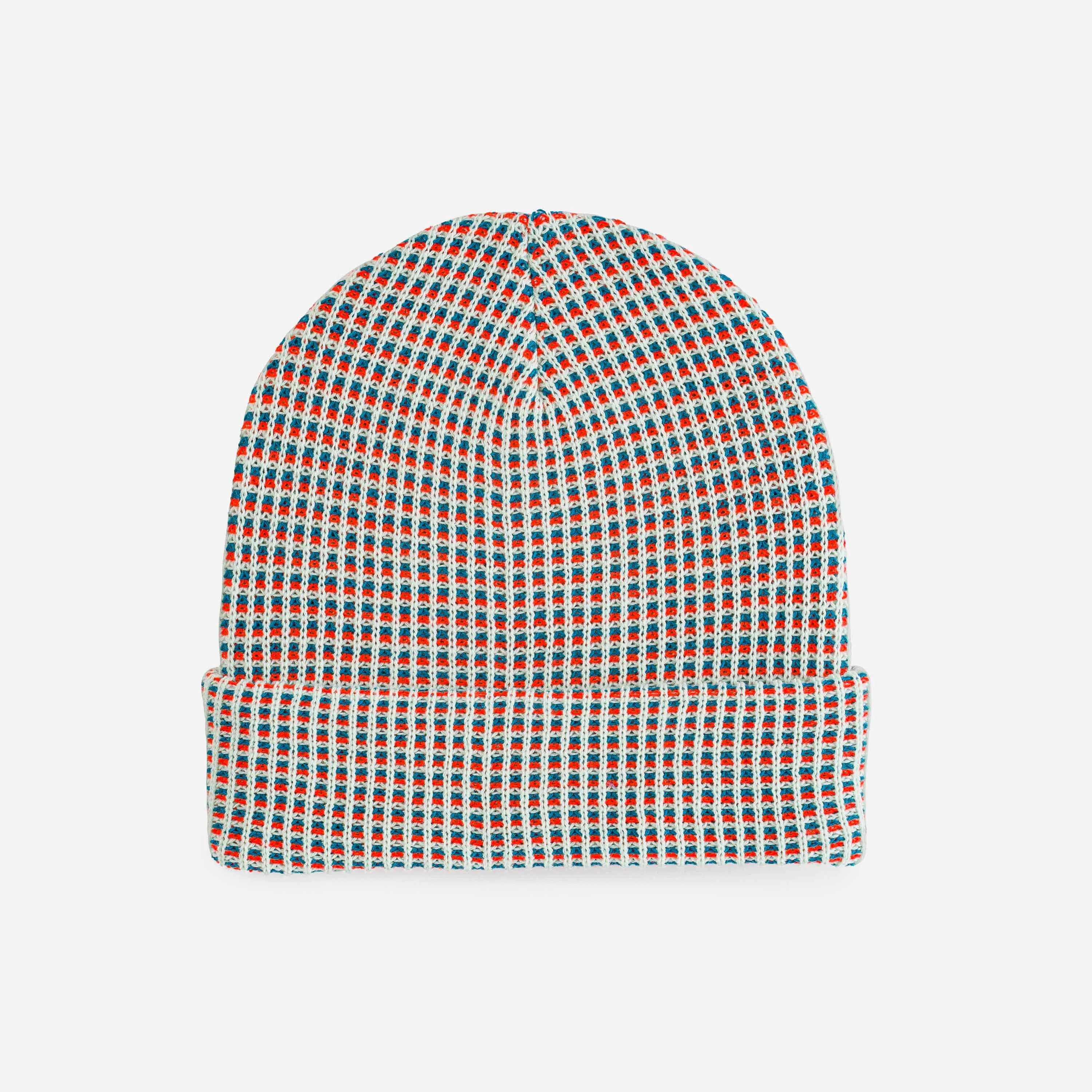 Grid Knit Beanie - Lilac