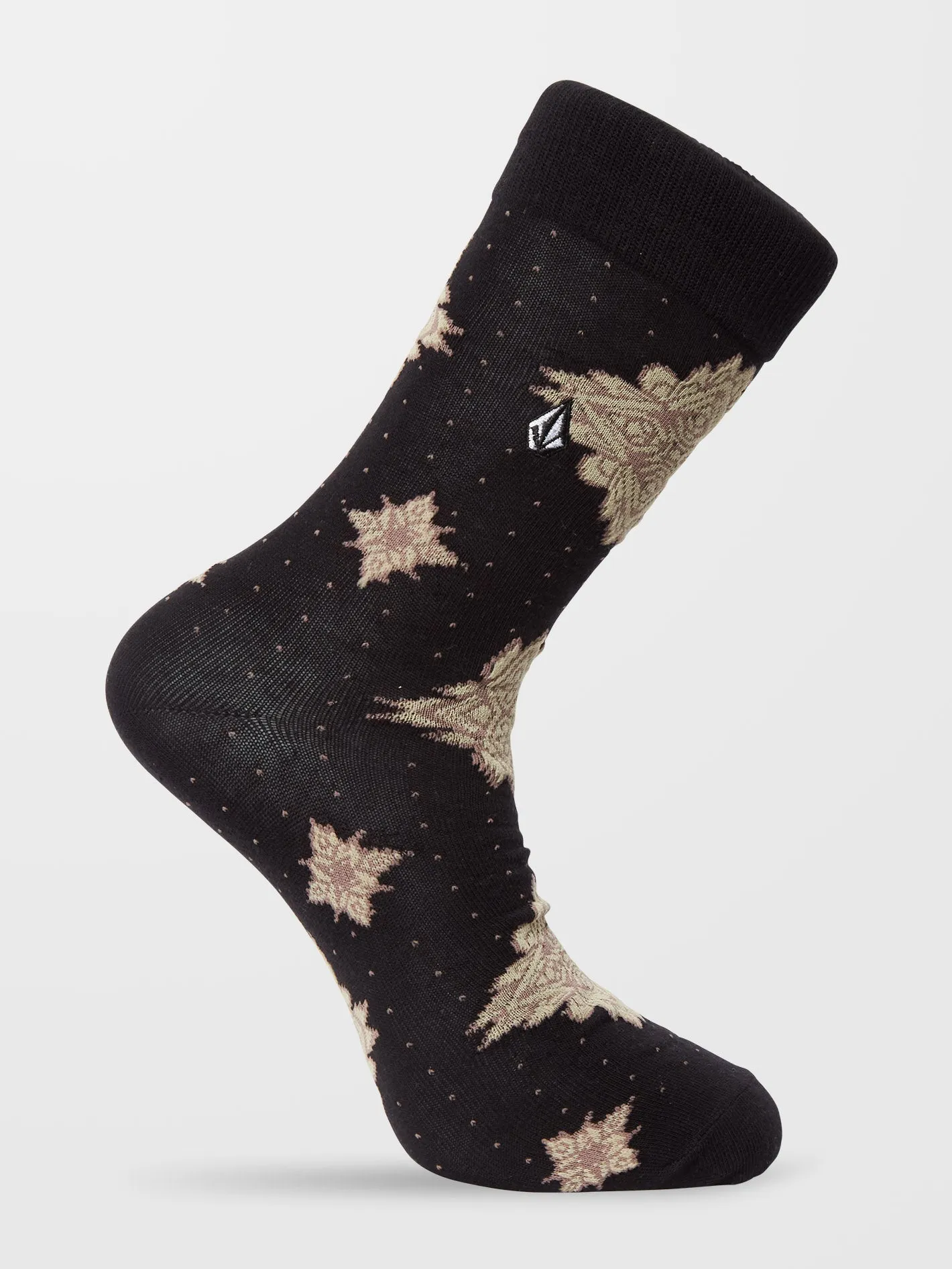 Grit Mandala Socks - NEW BLACK