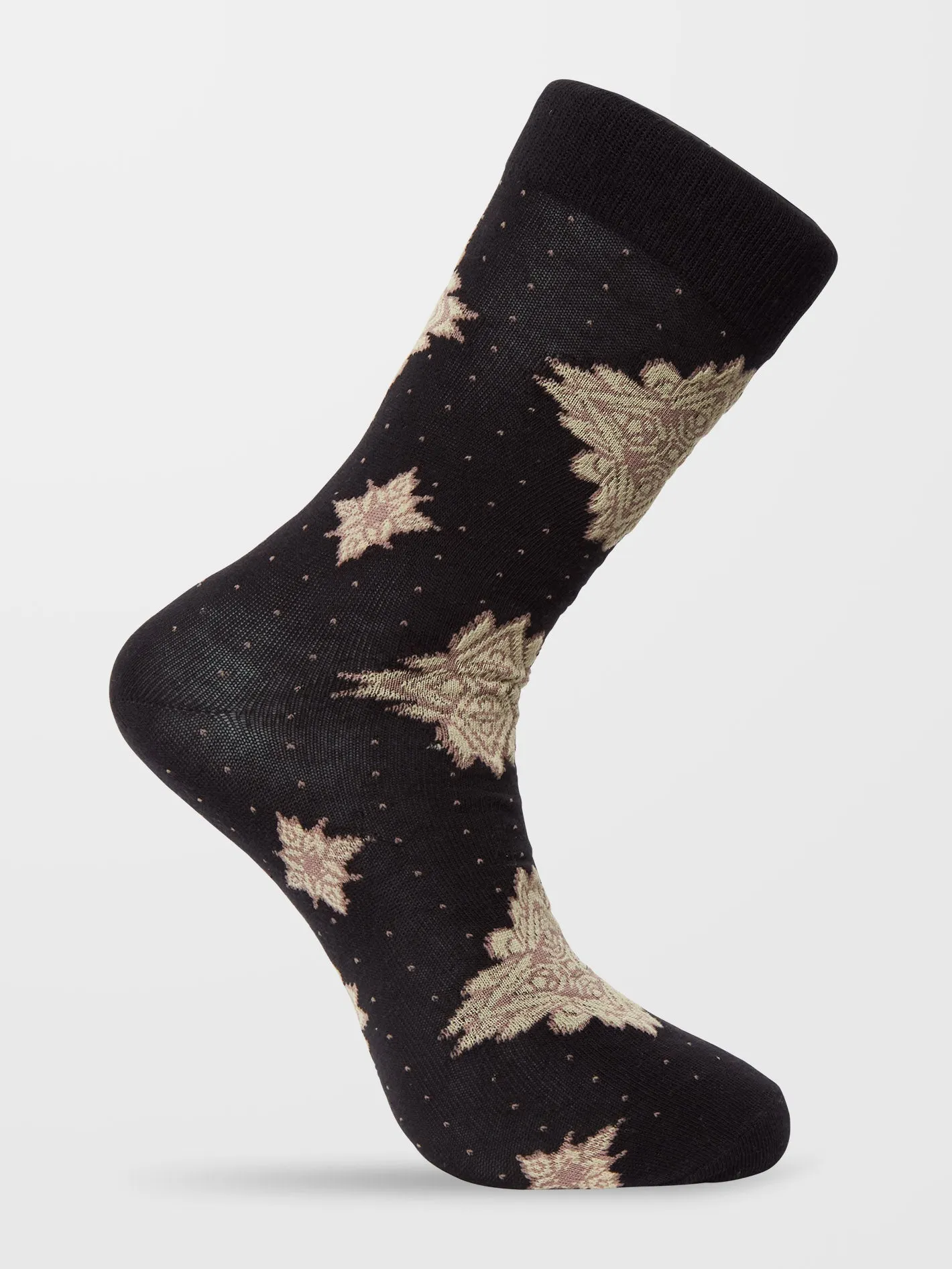 Grit Mandala Socks - NEW BLACK