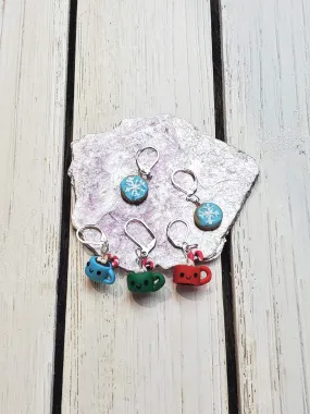 Holiday Stitch Markers/Progress Keeper (The Knit Twit)