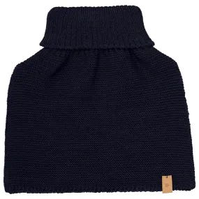 Huttelihut Dark Navy Neck Warmer Wool Knit