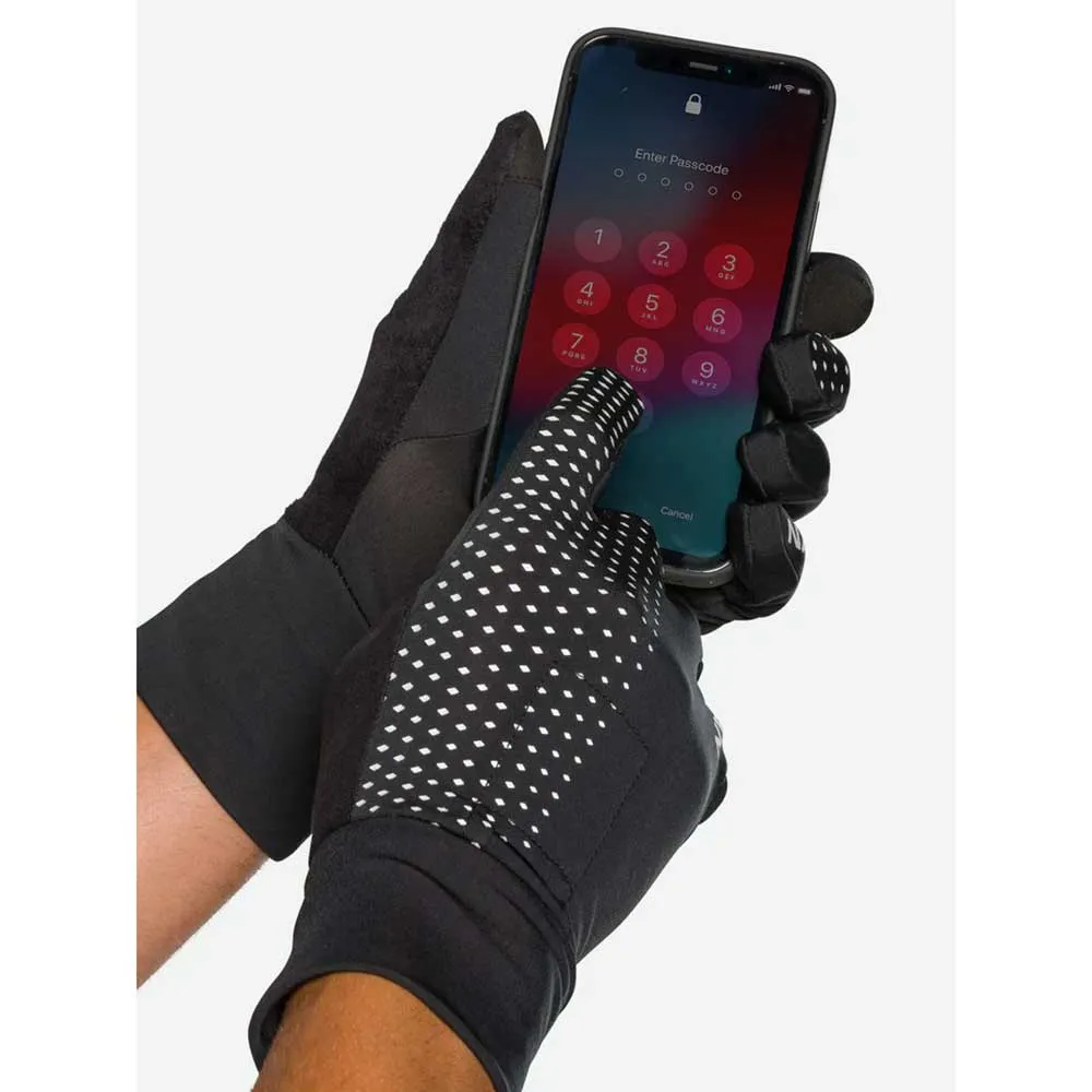 HyperNight Reflective Glove - Black/Geo Print