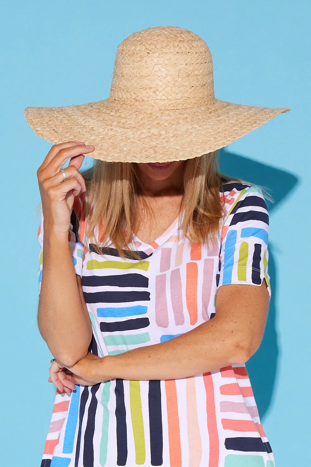 Ibiza Wide Brim Hat - Straw