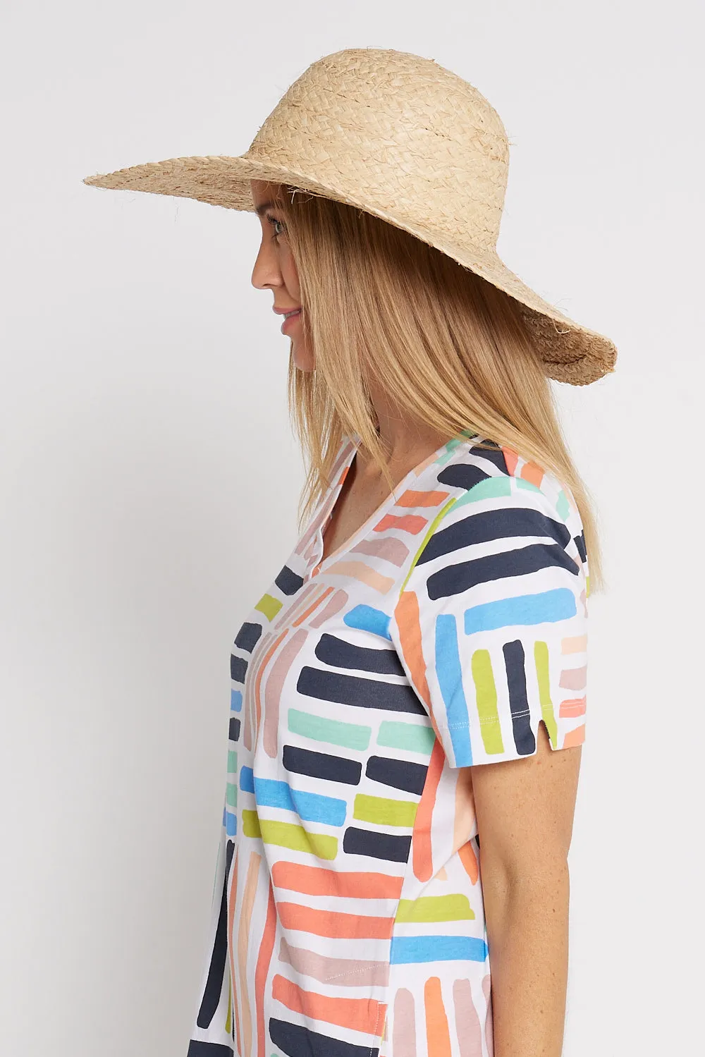 Ibiza Wide Brim Hat - Straw