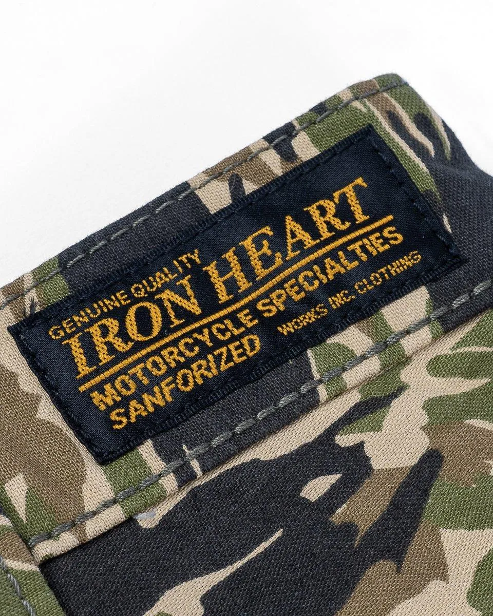 Iron Heart IH-737-TSC Satin Camouflage Cargo Pants - Tiger Stripe