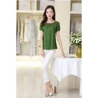 Ketty More Women Superb Short Sleeve Hollow Style Ventilated Lightweight -KMWSB819