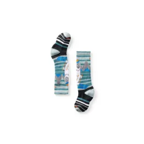 Kid's Wintersport Full Cushion Yeti Pattern Over The Calf Socks