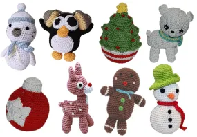 Knit Knack Christmas Collection Organic Dog Toy