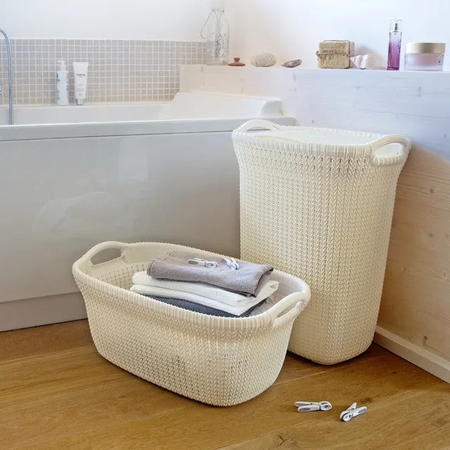 Knit Laundry Basket 40L