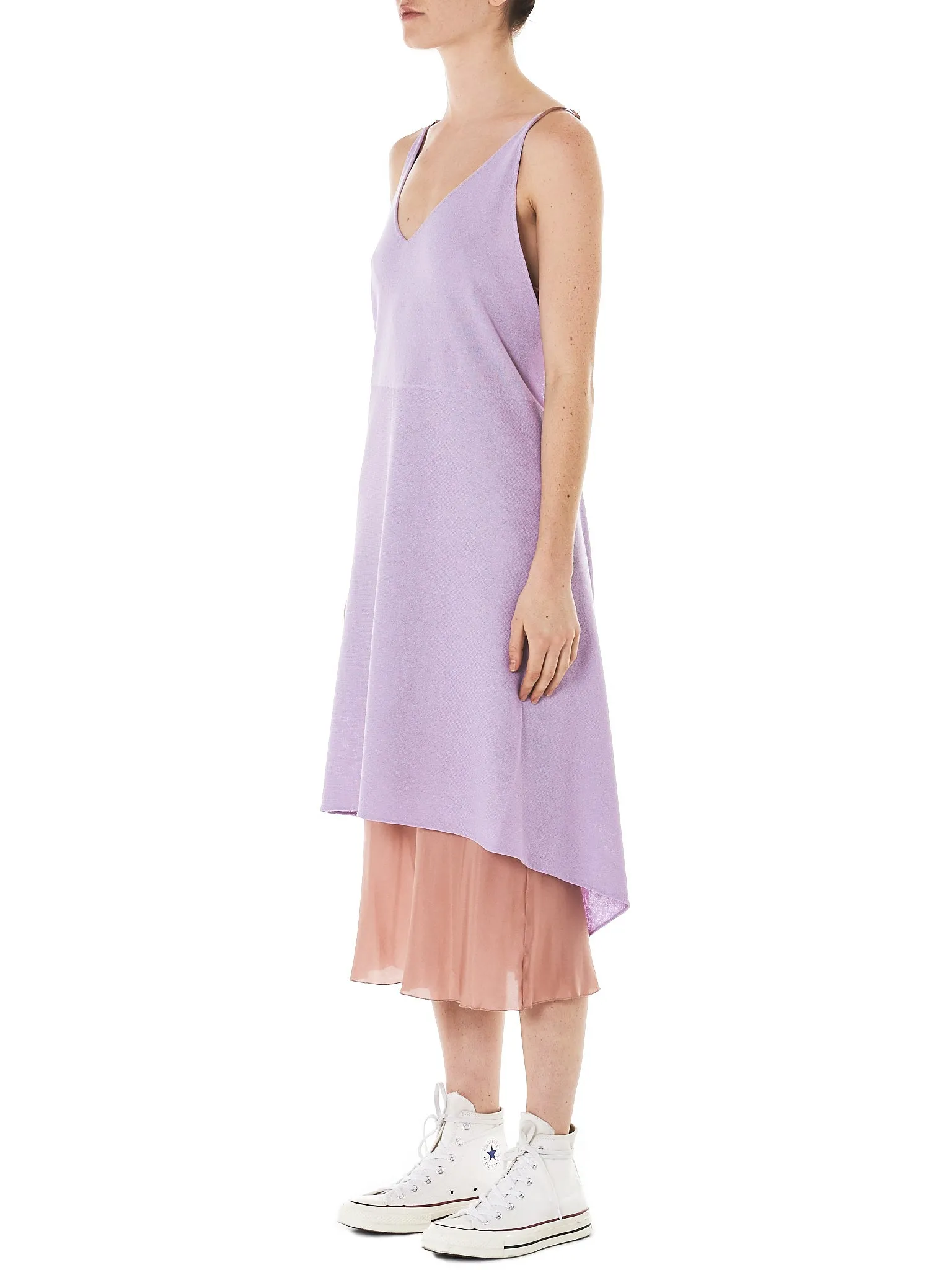 Knit Lounge Dress (S18-333-LAVENDER)