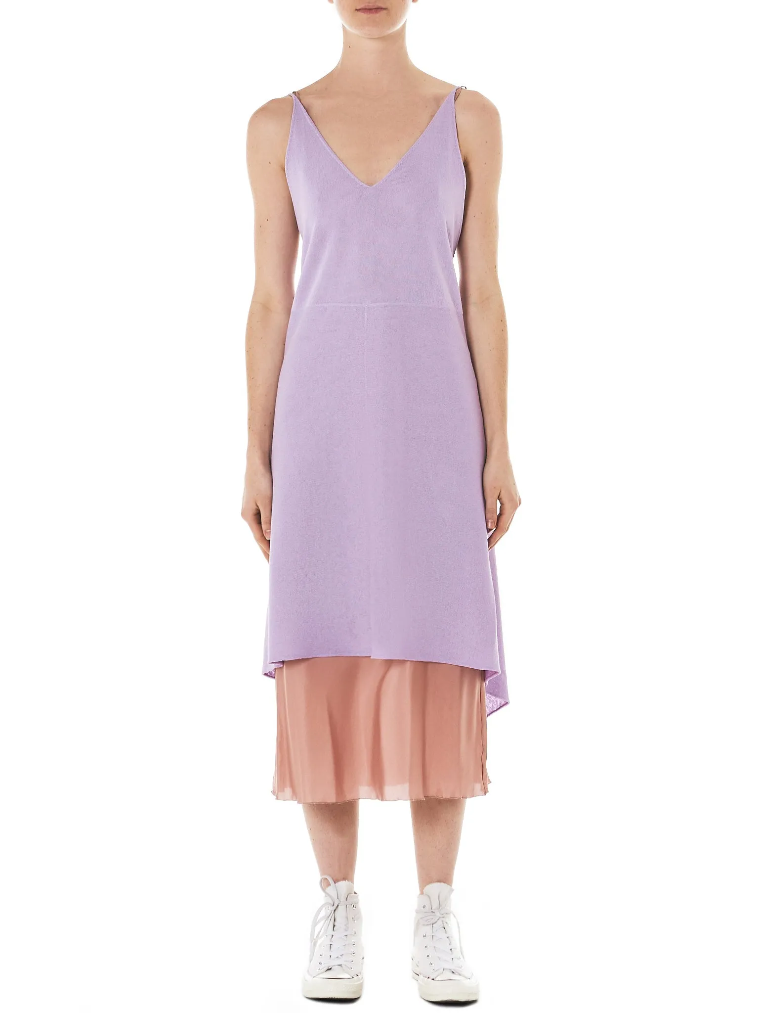 Knit Lounge Dress (S18-333-LAVENDER)