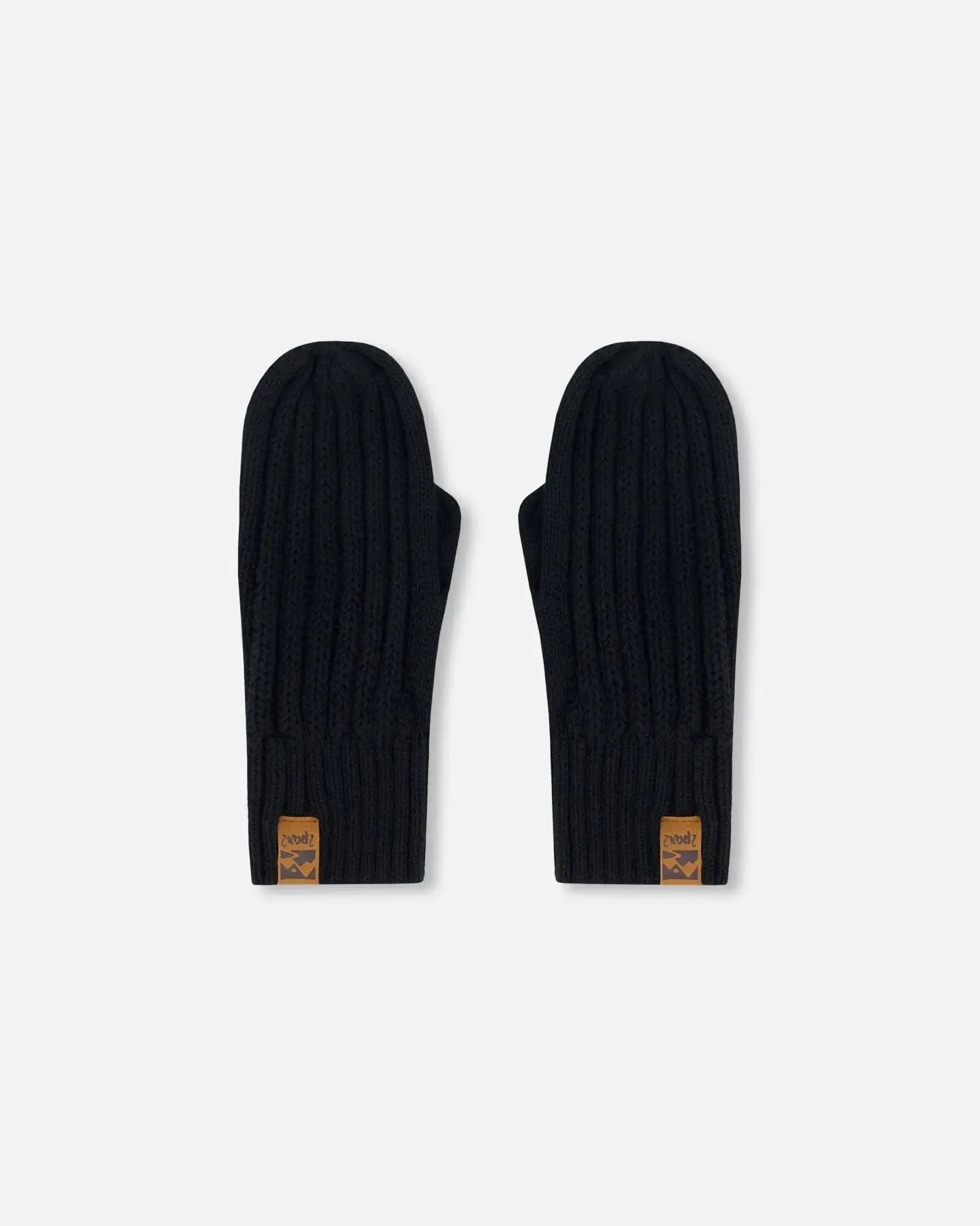 Knit Mittens Black