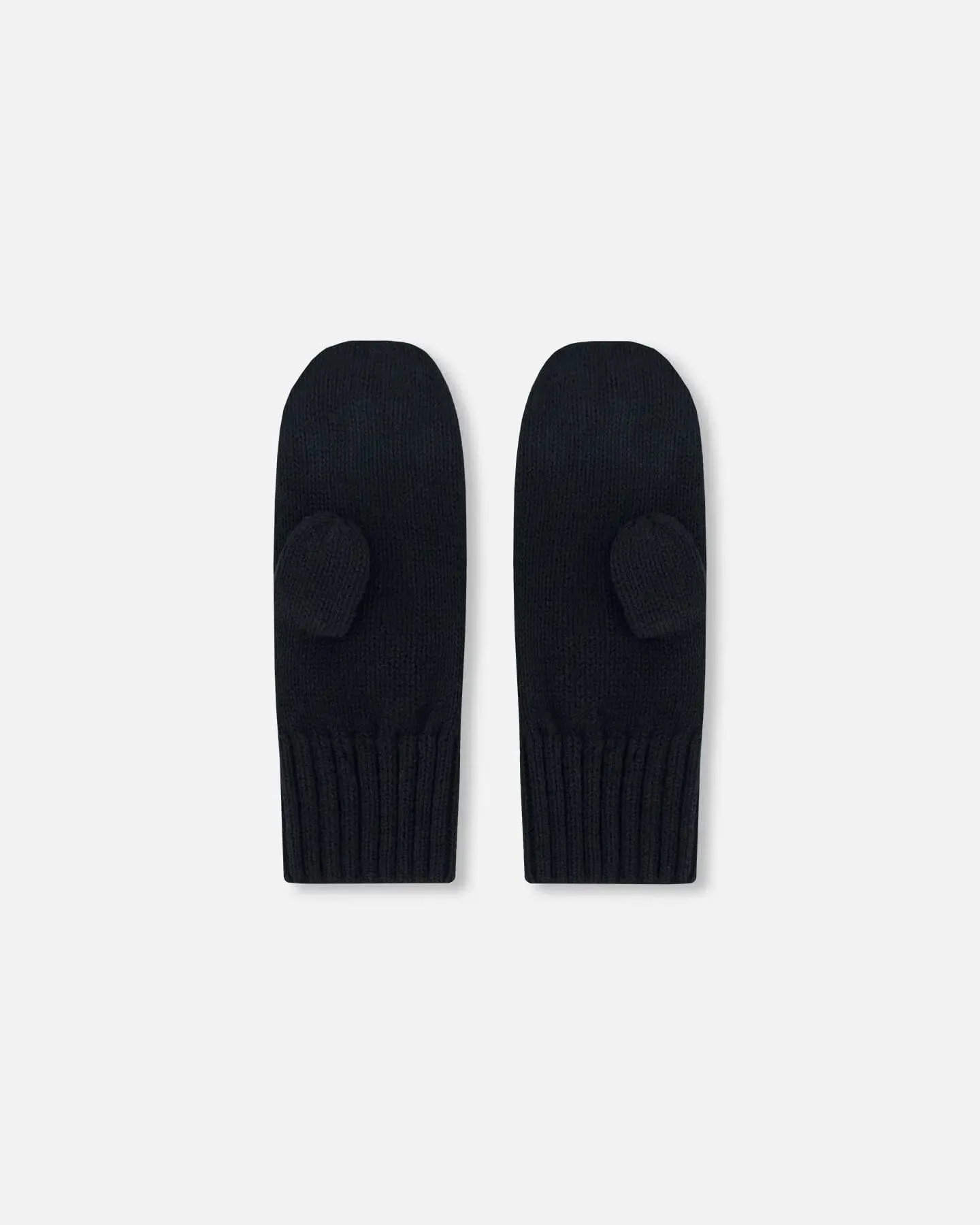 Knit Mittens Black