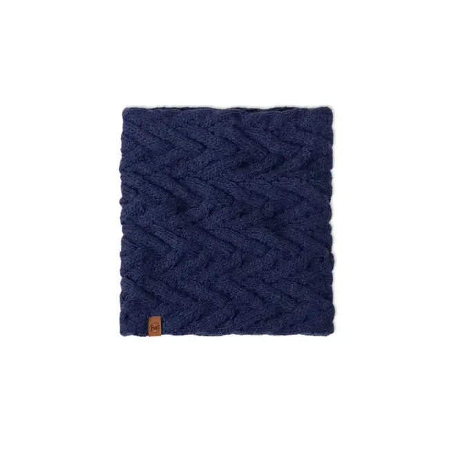 Knitted & Fleece Neckwarmer - Caryn Midnight