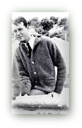 Knitted Men's Cardigan Pattern, Vintage Mohair Cardigan, Instant Download