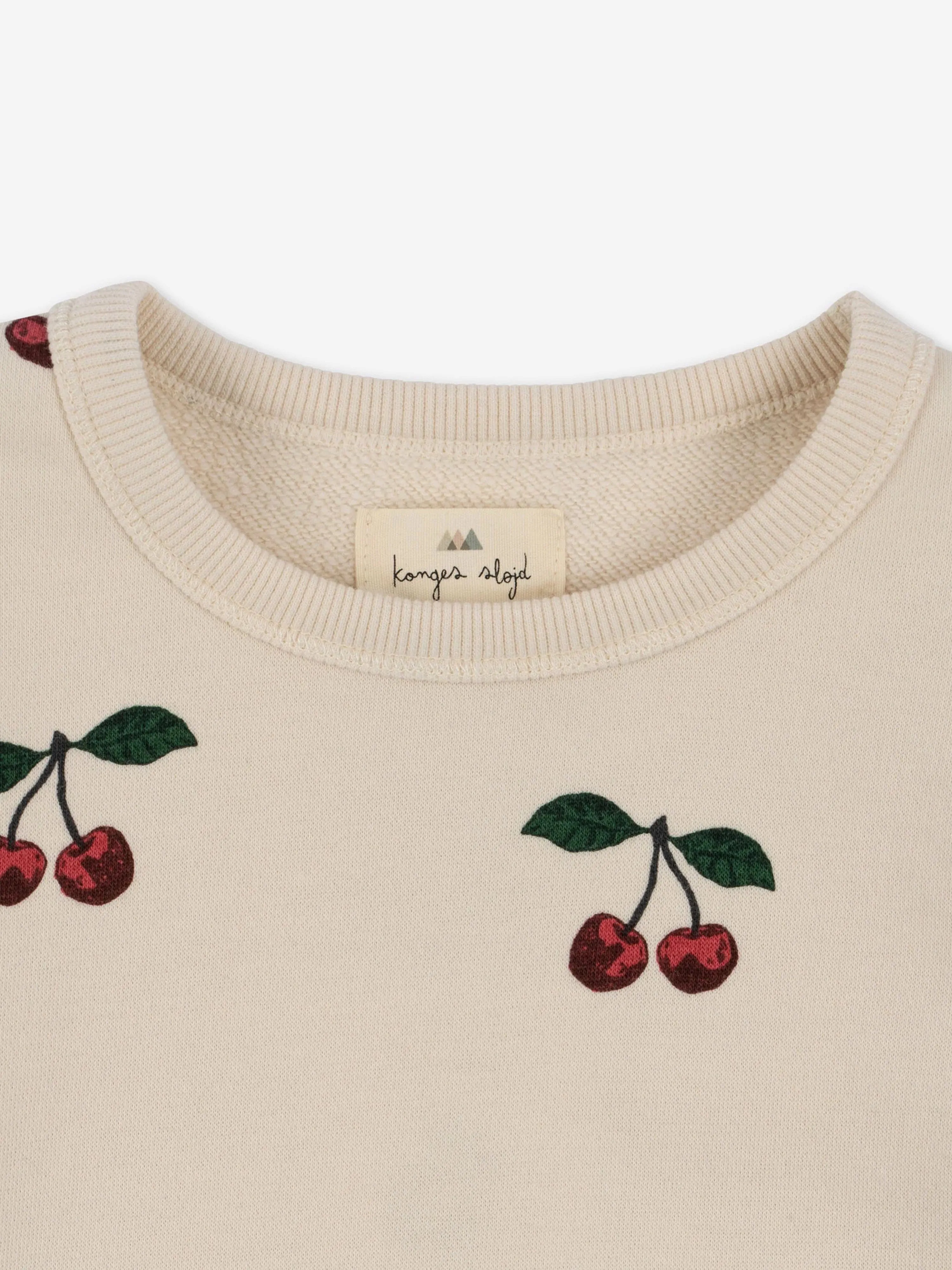 Konges Sløjd Girls Lou Frill Cherry Sweatshirt in Multicolour