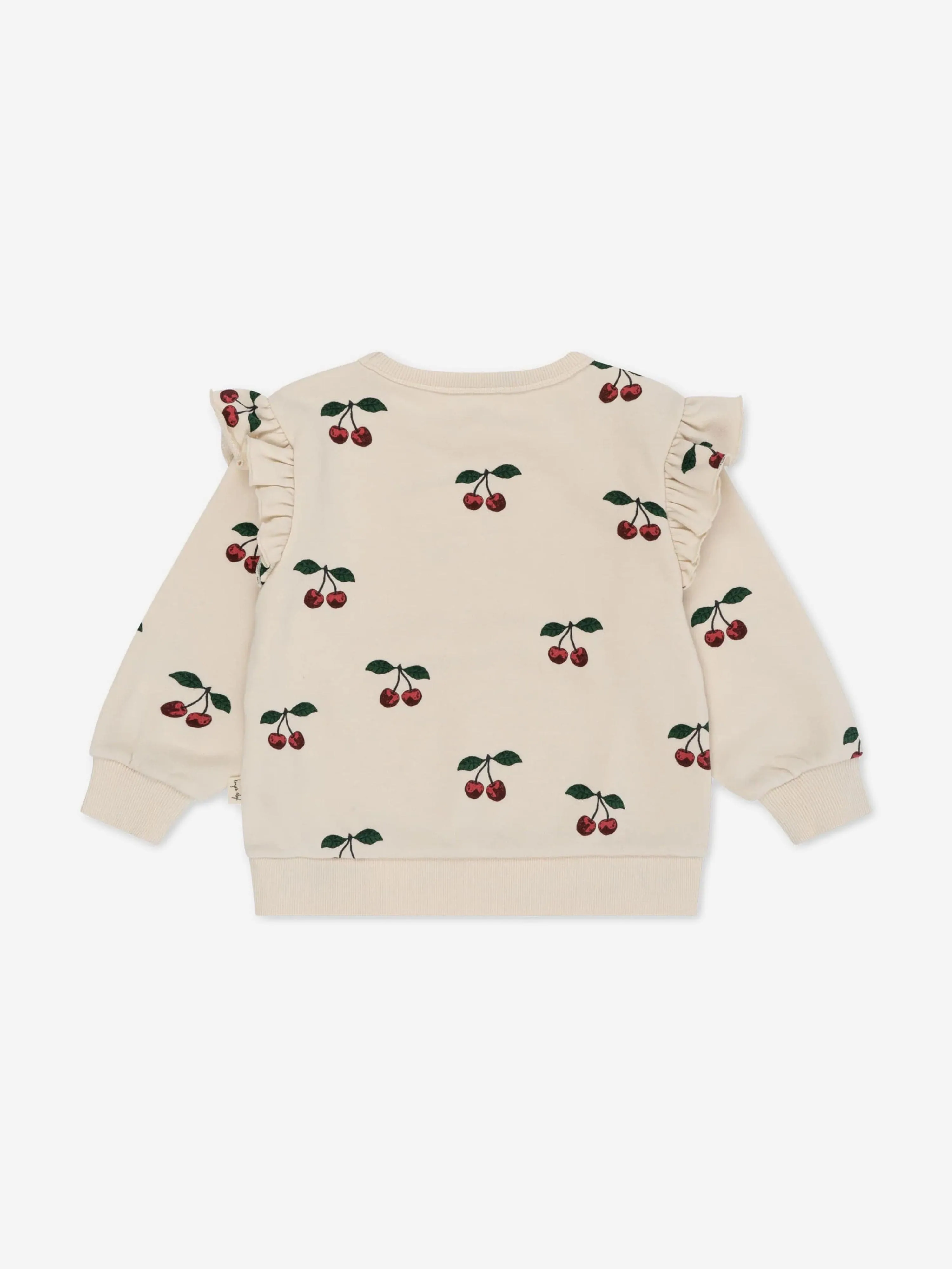 Konges Sløjd Girls Lou Frill Cherry Sweatshirt in Multicolour