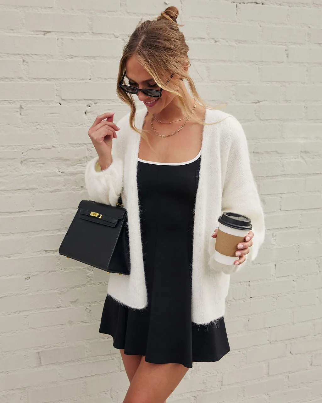 Laidback Luxe Fuzzy Knit Cardigan