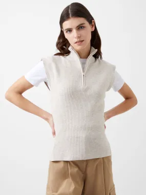 Lightweight Recycled Vhari Half Zip Vest