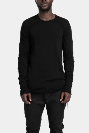 Lightweight slub wool sweater