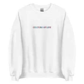 Live Life in Color Culture Of Life Sweatshirt