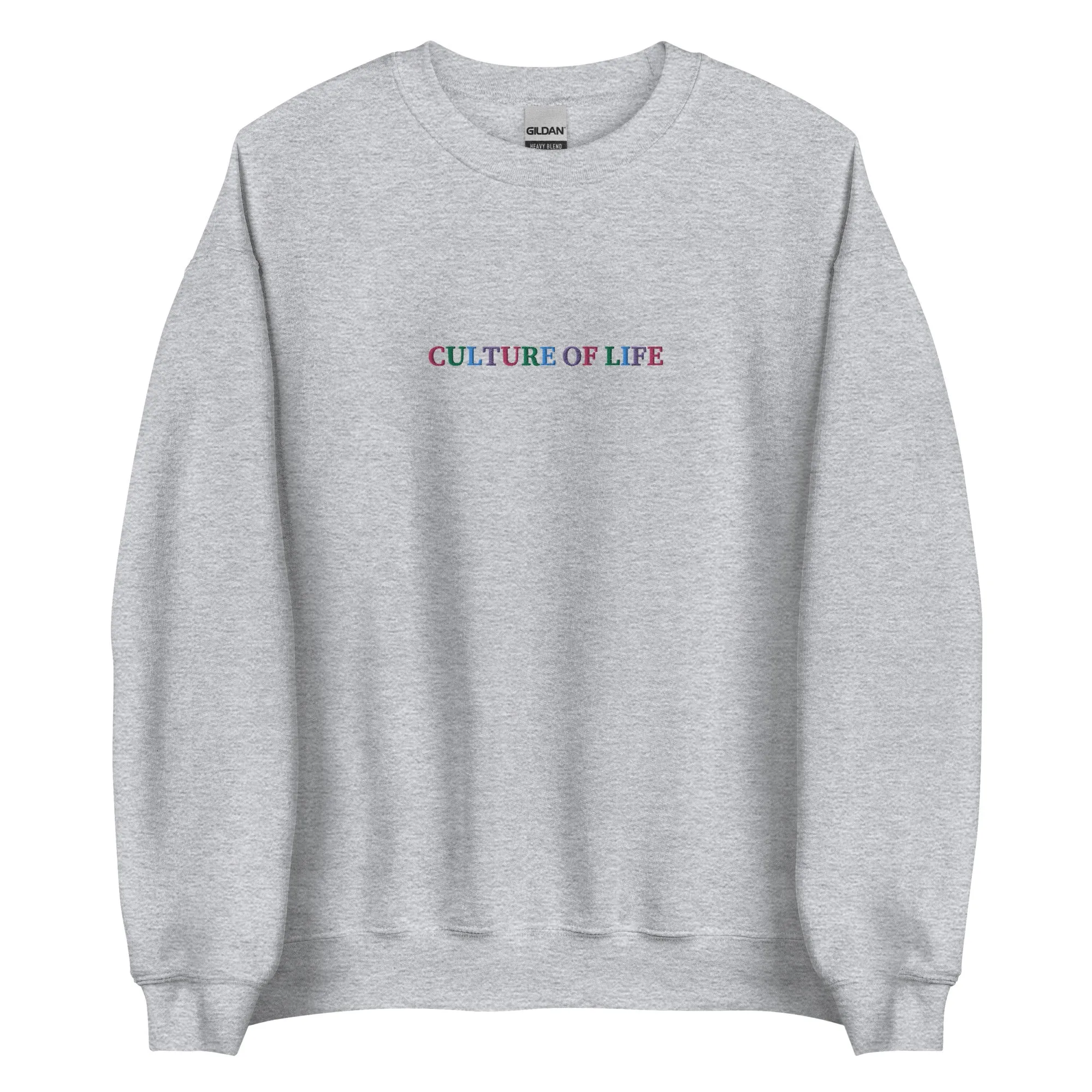 Live Life in Color Culture Of Life Sweatshirt