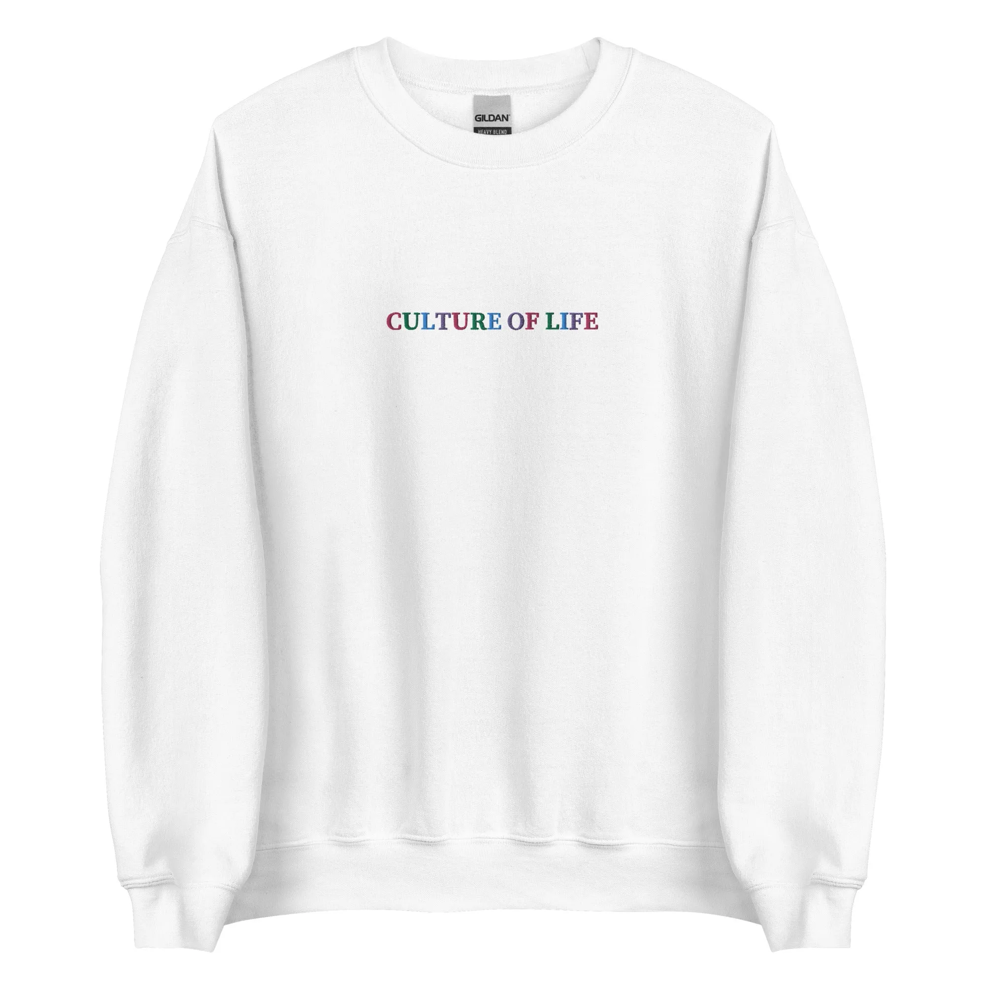 Live Life in Color Culture Of Life Sweatshirt