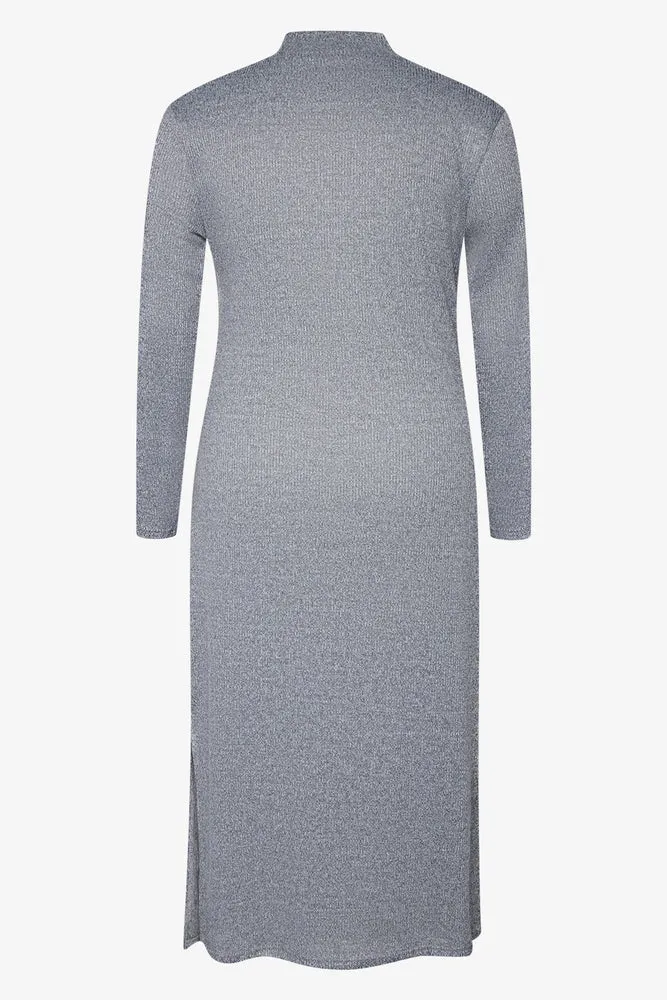 Long Sleeve Bodycon Dress Grey