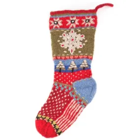 Lost Horizons "Snowflake" Christmas Stocking