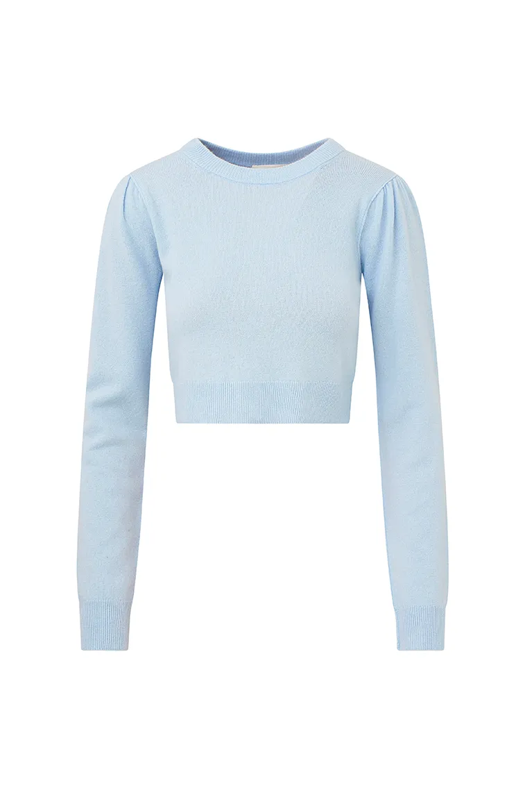 Lune Cashmere Crop Pullover