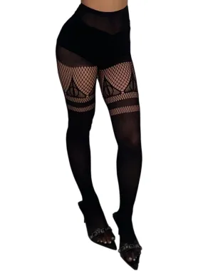 Lunedear Fishnet Tights Pattern Tights